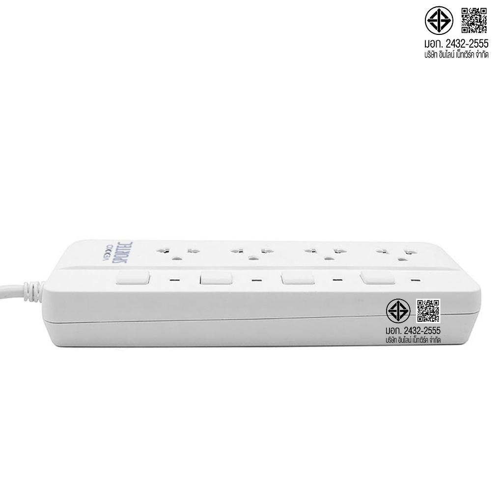 ปลั๊กไฟ Vexxo Sportec รุ่น P440 (10A 2300W) : 4 ช่องเสียบ 4 สวิตช์ : สายยาว 3 เมตร / 5 เมตร - รูปที่ 6