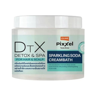 ทรีทเม้นท์ดีท็อกซ์ โลแลน LOLANE PIXXEL DETOXIFIER HAIR AND SCALP CREAMBATH