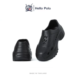 Hello Polo รองเท้าแบบสวม รองเท้าแฟชั่นลําลอง สําหรับผู้ชาย เบาสบาย พื้นหนา กันลื่น แบบกันน้ำ ทนต่อการสึกหรอ ลำลองHP8044