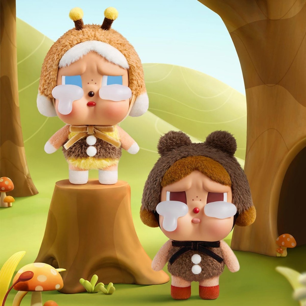 [แบบสุ่ม / ใช้โค้ดแฟชั่น ลด 30%] CRYBABY Crying Again Series-Vinyl Face Plush Blind Box พวงกุญแจ