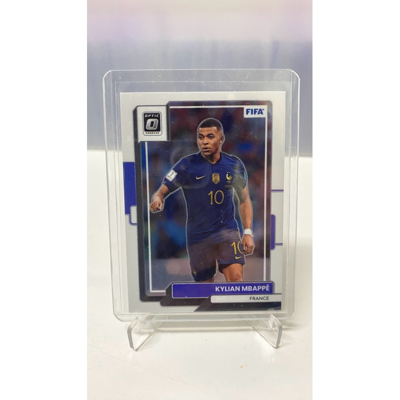 การ์ดสำหรับสะสม นักฟุตบอล Kylian Mbappe ลิขสิทธิ์แท้ Panini