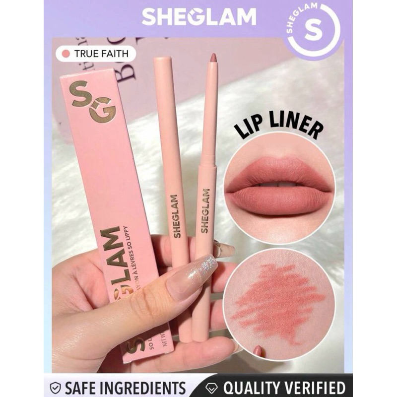 Sheglam Velvet Matte ลิปไลน์เนอร์ เนื้อลื่น ติดทน เนื้อดีมากกก เขียนง่ายค่ะ สีสวย ดินสอเขียนขอบปาก พร้อมส่ง!!