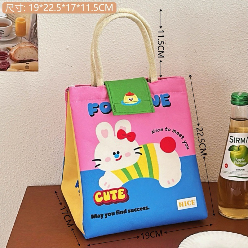 พร้อมส่ง🪼 กระเป๋า ถุงหิ้ว น่ารัก เก็บความเย็น กระเป๋าอเนกประสงค์ กระเป๋าใส่ของ