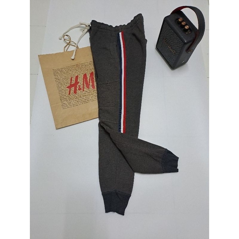 📢กางเกง Jogger pants สีเทาเข้ม แบรนด์ H&M‼️