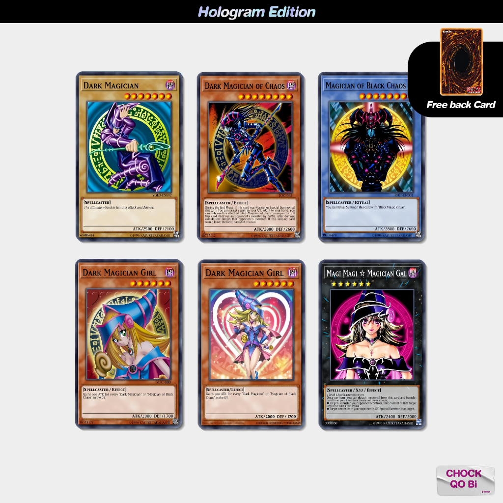 Dark Magician Yu-Gi-Oh Skin Card ยูกิ สกินการ์ดสติกเกอร์ติดบัตร - BTS MRT ATM : Chock Qo Bi