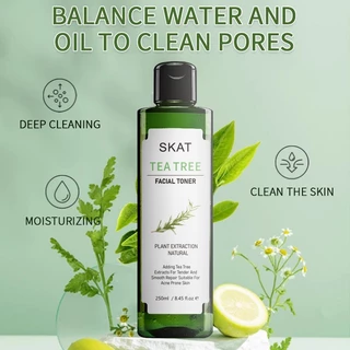 ชุดสำหรับสิว SKAT TEA TREE โทนเนอร์ ช่วยป้องกันปัญหาสิว และกระชับรูขุมขน 250ml (สินค้าโล๊ะสต๊อก)