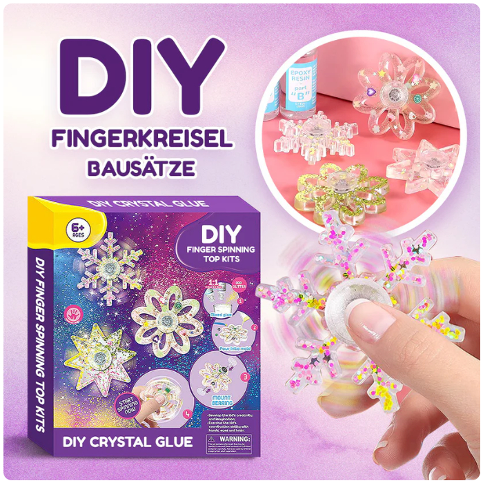 พร้อมส่ง🚀 ชุดวัสดุทำโรตารี่ยางน้ำแบบคริสตัลสำหรับเด็กผู้หญิง DIY ของเล่นทำมือ