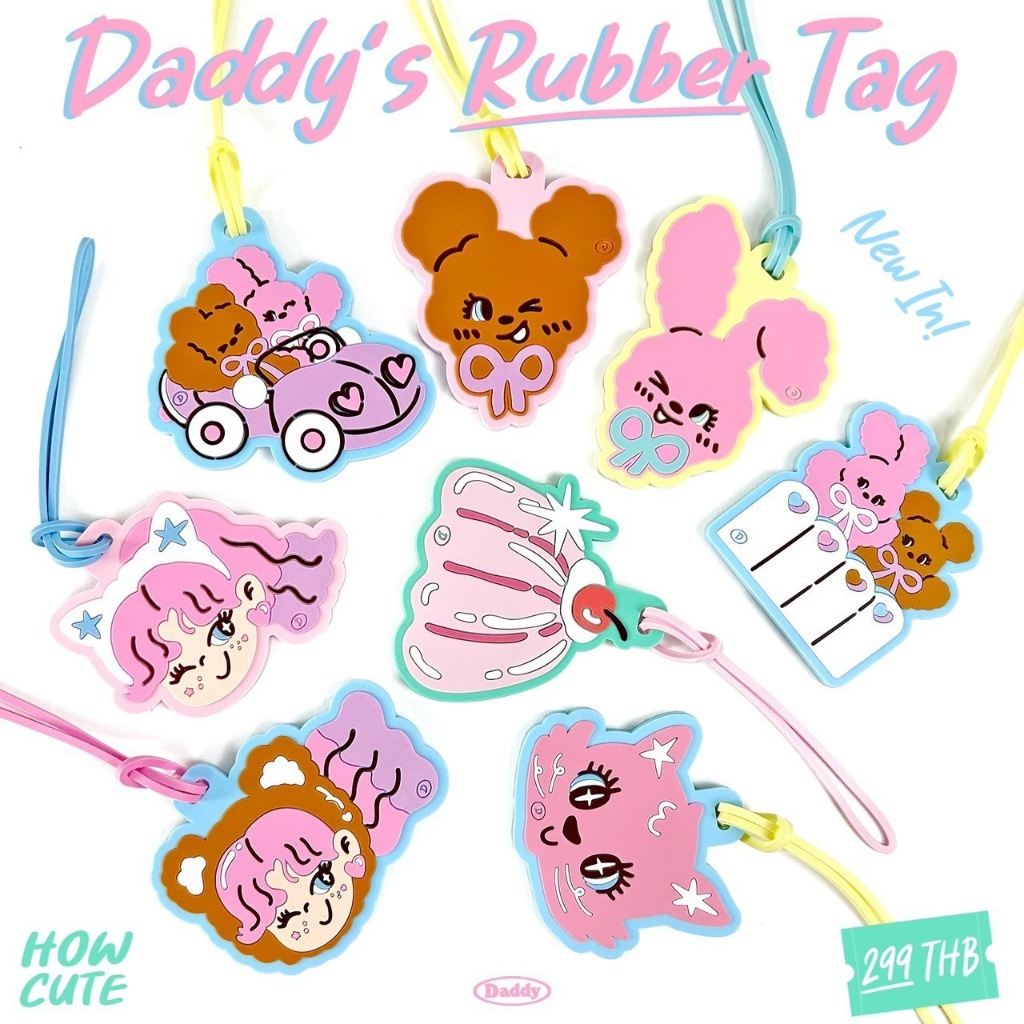 DADDY | Daddy's Rubber Tag ป้ายติดกระเป๋าเดินทาง แท็กกระเป๋า สุดน่ารัก

<p>“><center></p>
<h4></h4>
<p><p><font color=