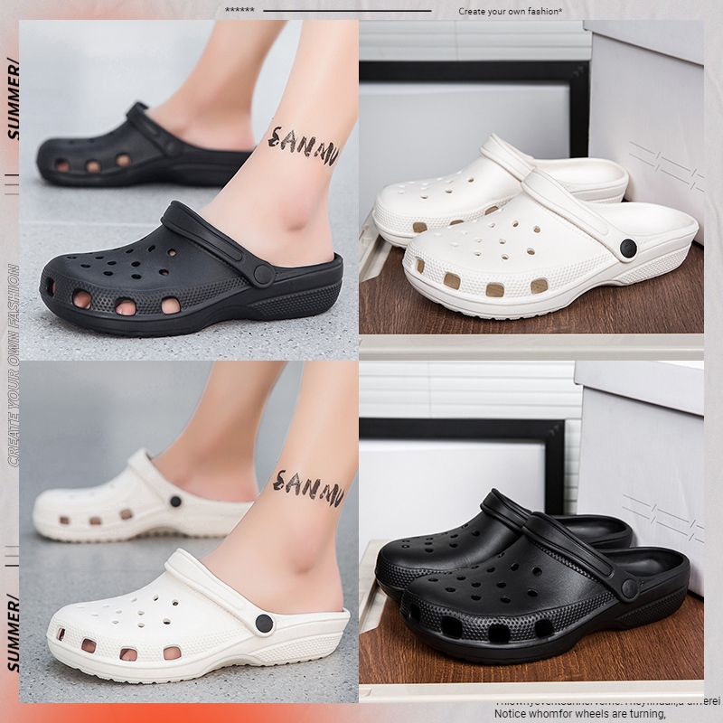 QKshop Hot Collection รองเท้าหัวโตลำลอง มาใหม่ไซส์ใหญ่สะใจ ใส่ได้ทั้งชายและหญิง ใส่สบายแน่นอน ยางนิ่ม ทนทาน เหมาะกับทุก