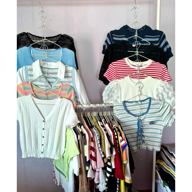 เสื้อไหมพรม ราคาพอดี 247.-