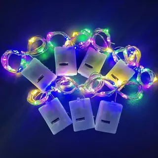 "มีสินค้าในกรุงเทพฯ/จัดส่งภายใน 24 ชั่วโมง" สายไฟทองแดง LED สำหรับช่อดอกไม้เค้กแต่งงานวันเกิด，ไฟประดับหิ่งห้อย