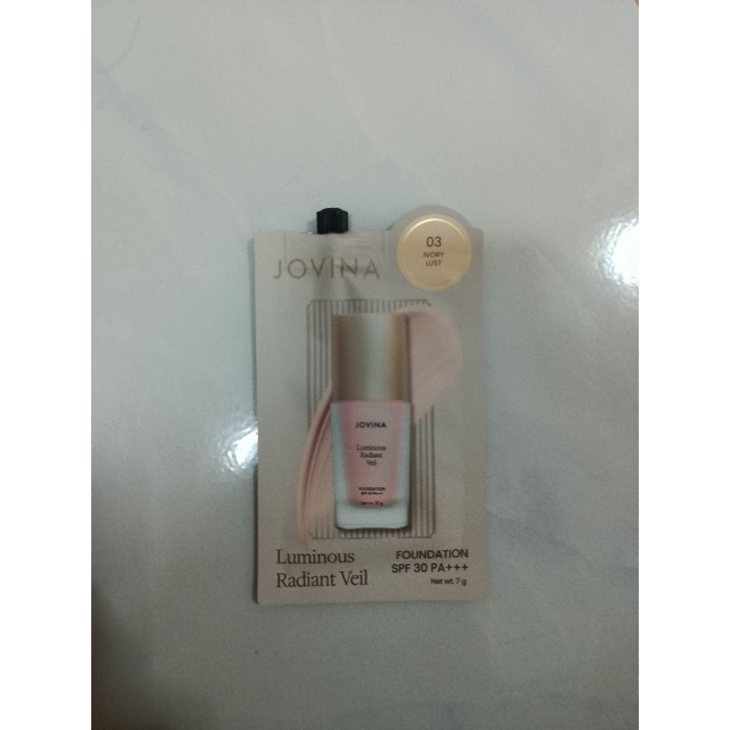 รองพื้นแบบซอง Jovina เบอร์3