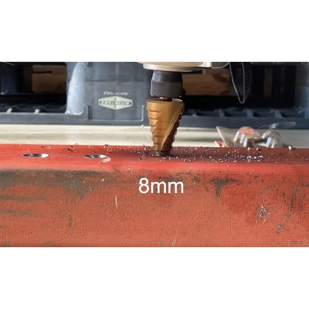 A27584 ชุด ดอกสว่าน สเต็ป แบรนด์ ญี่ปุ่น เจาะรู แผ่นเหล็ก อลูมิเนียม ไม้  และ พลาสติก 3 ชิ้น Step Drill / Ichinen - รูปที่ 4