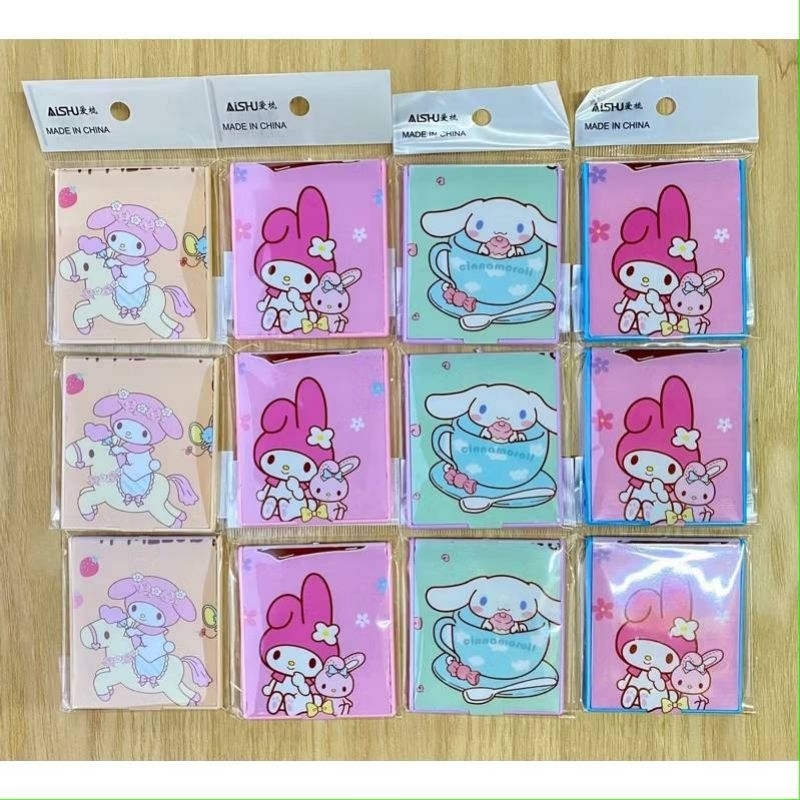 กระจกพกพาลายการ์ตูน 12 ชิ้น (ราคาส่ง) T0889