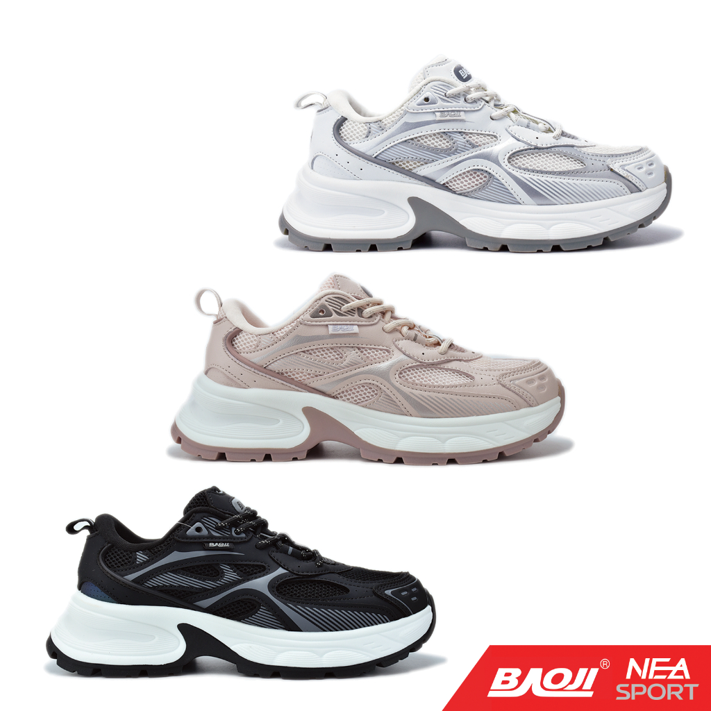 Baoji 1090 New Walk Balance [W] รองเท้าผ้าใบ ผู้หญิง บาโอจิ แท้