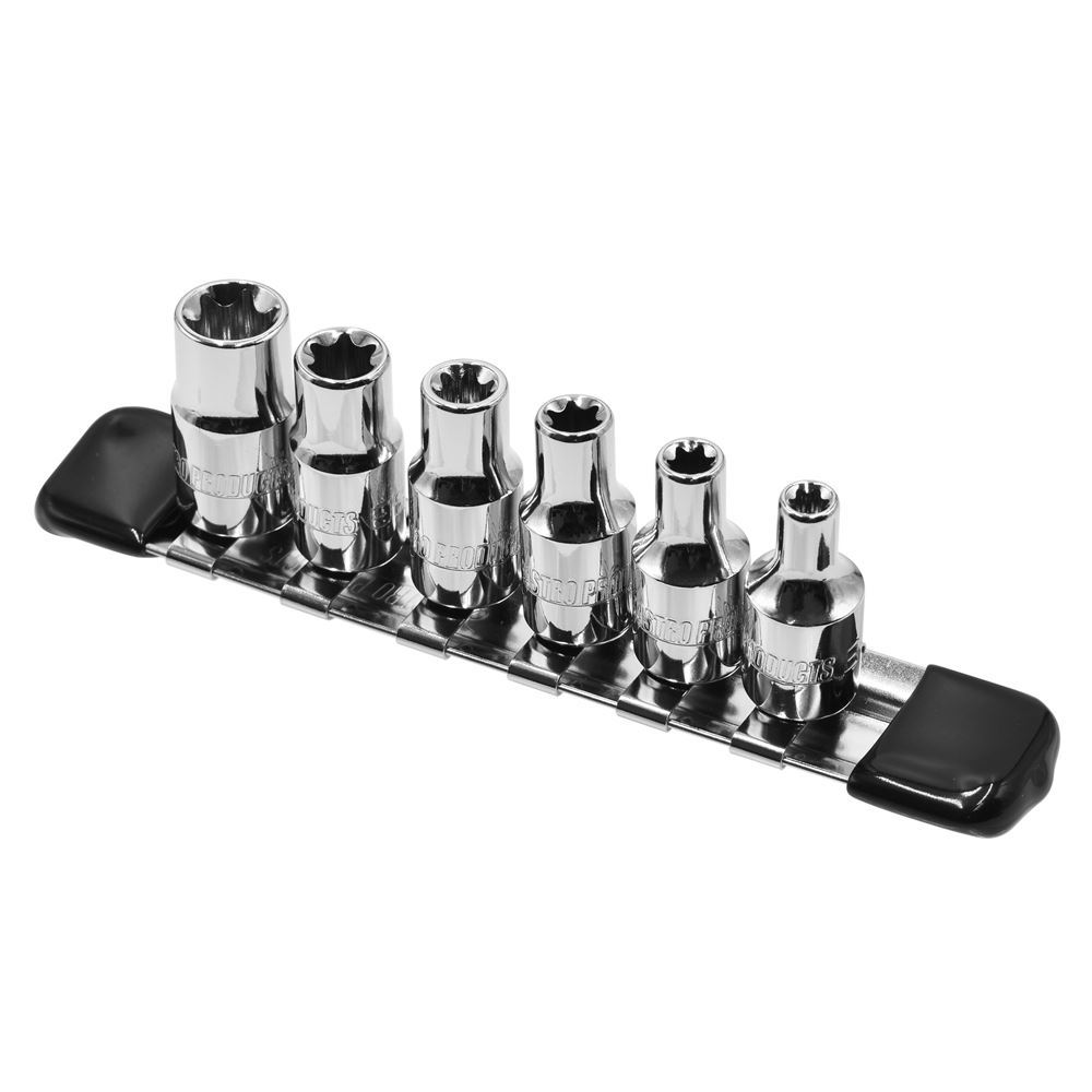Astro Products ลูกบ๊อกซ์ E-Torx 1/4DR 6pcs E4-E10 / E-Type Hexlobe Socket Set