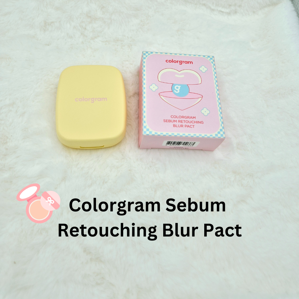 #พร้อมส่ง# Colorgram Sebum Retouching Blur Pact