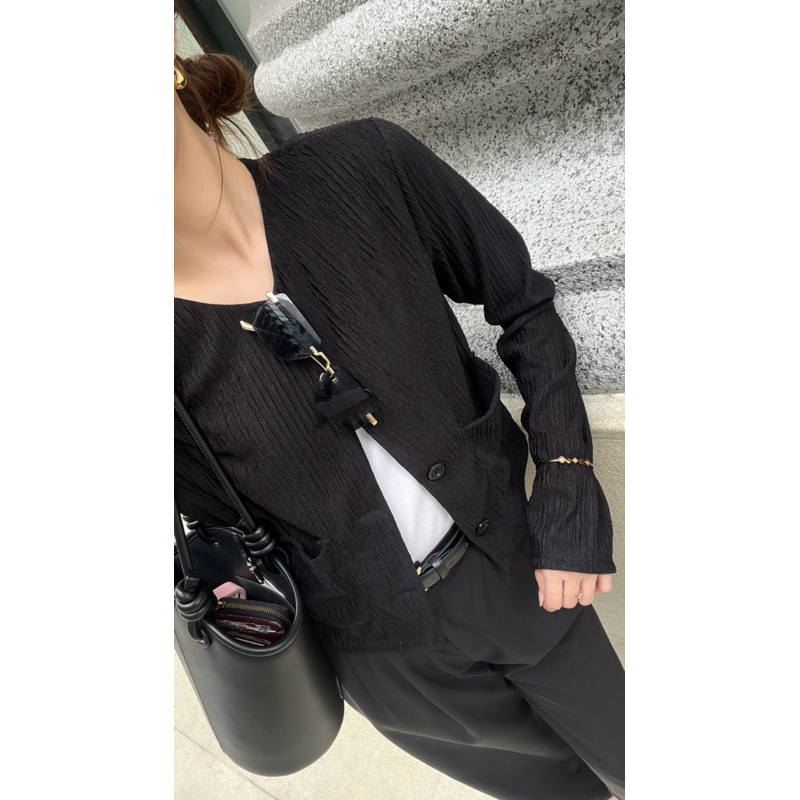 Trendy l cardigan เสื้อคาดิแกนผ้ายืด