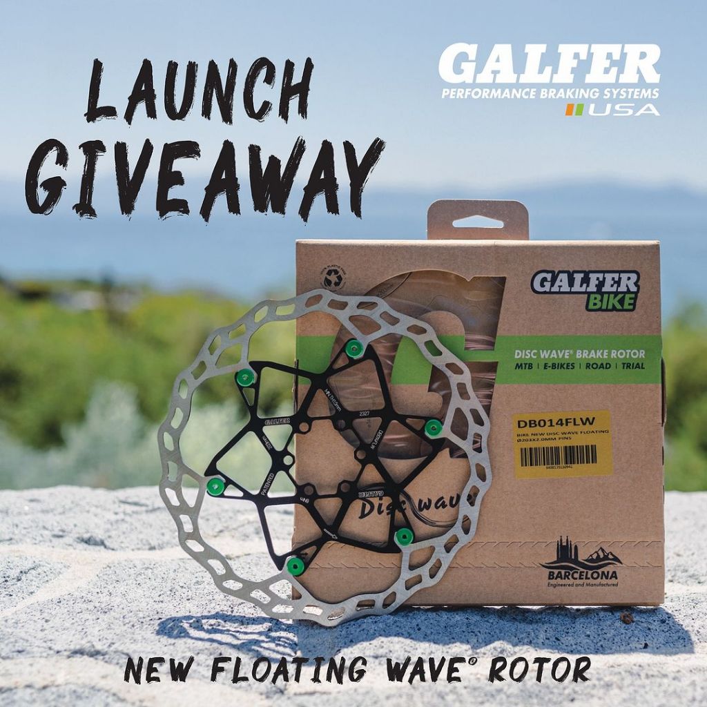 ใบดิสค์จักรยาน Galfer Floating Wave Rotorขนาด 180 มม สำหรับ MTB Enduro DH