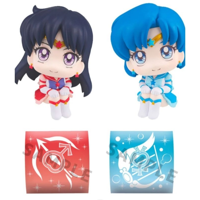 [พร้อมส่ง/มือ 1] Look Up Sailor Moon Cosmos Sailor Mercury & Eternal Sailor Mars Set 4535123836008