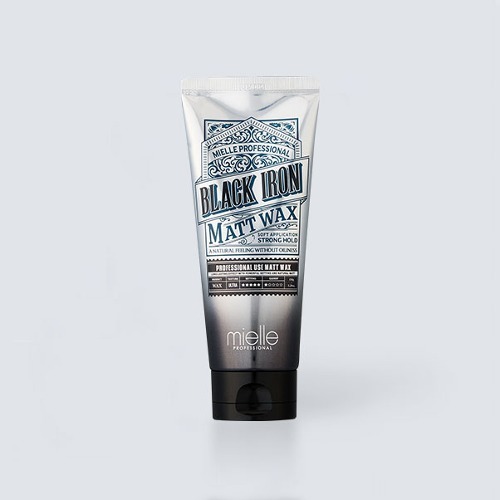 Mielle Black Iron Matt Wax 150g แว๊กซ์จัดแต่งทรงผมชนิดอยู่ทรงพิเศษ ล้างออกง่าย