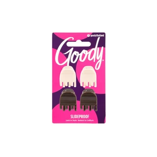 Goody กิ๊บหนีบผมขนาดกลาง 4 ชิ้น NEW 05554 Small Half Claw Clips, 4 CT