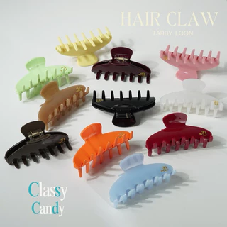Hair Claw Classy Candy🍭กิ๊บหนีบผม สีคลาสสิคพร้อมกล่อง วัสดุพรีเมียม Acetate