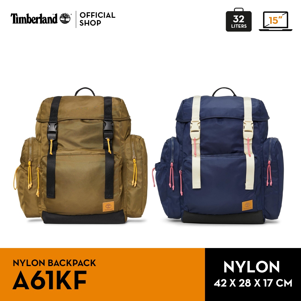 Timberland All Gender Nylon Backpack กระเป๋าเป้ (A61KF)