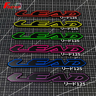 (สั่ง1=ได้1คู่) สติกเกอร์โลโก้ LEAD-125 ญี่ปุ่น (V.2)  สีเรื…
