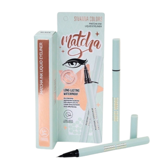 HF9029 อายไลเนอร์ มัทฉะ อิงค์ ลิควิด อาย Sivanna Colors Matcha Ink Liquid Eyeliner 0.6g.