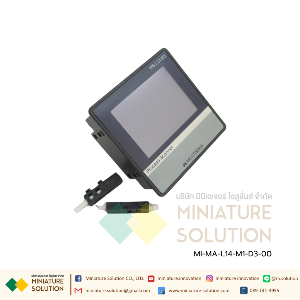 MS-L14-M1 Scanner -8 Channel with RS-485 MODBUS Input J/K/Pt-100/4-20mA DC/0-10V DC/0-20mA DC Select