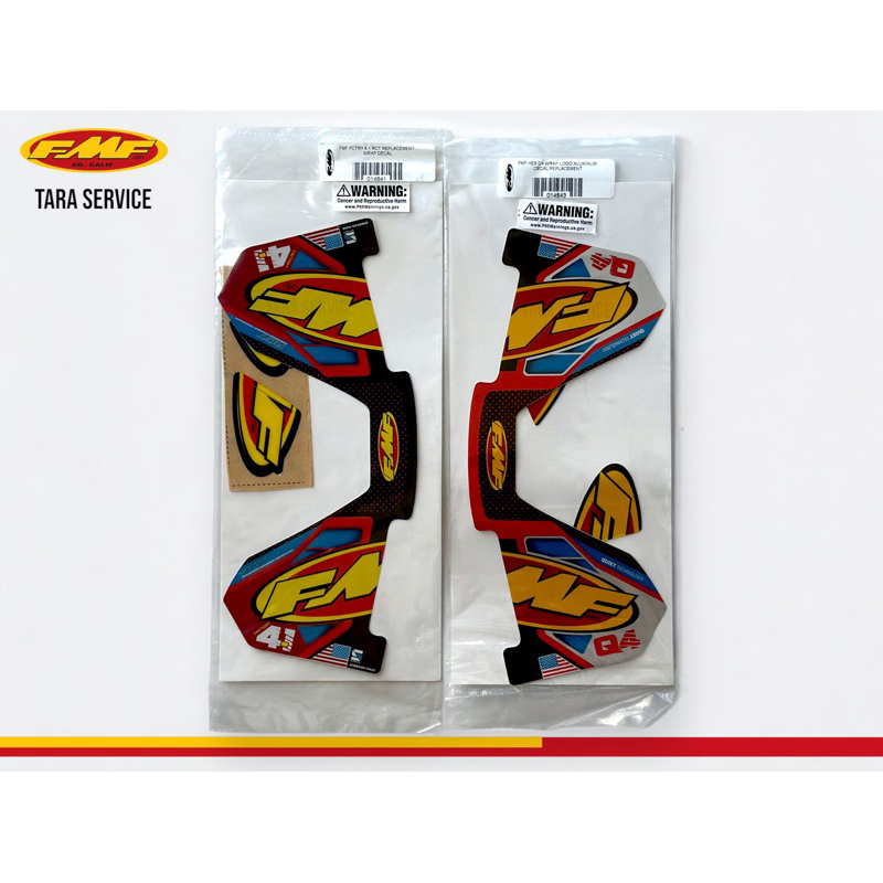 สติกเกอร์ติดปลายท่อ FMF แท้
