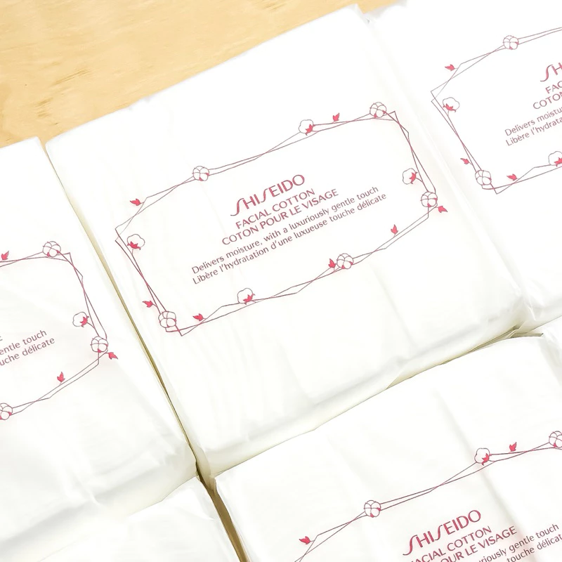 สำลีเช็ดหน้าชิเซโด้ Shiseido Facial Cotton 80g/165แผ่น คุณภาพดี อ่อนนุ่ม ไม่เป็นขุย ไม่ระคายเคือง