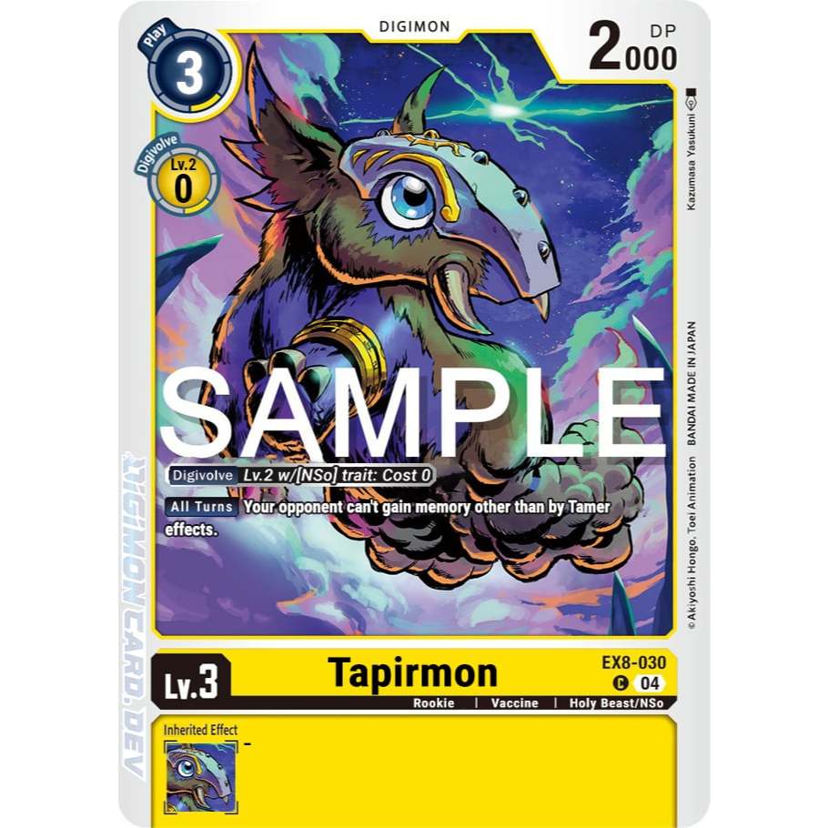 [Digimon] Motimon EX8-030 Digimon Card การ์ดสะสมดิจิม่อน ร้านDDN