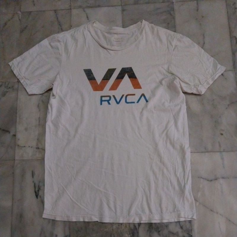 เสื้อยืดแขนสั้น แนวสเก็ตบอร์ด RVCA แท้ มือสอง สภาพดี ของพร้อมส่งครับ