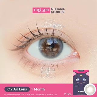 [Limited] Sisse Lens คอนแทคเลนส์ รายเดือน รุ่น MoMo สี Moon/Venus/Neptune 1คู่ : O2 Air Lens