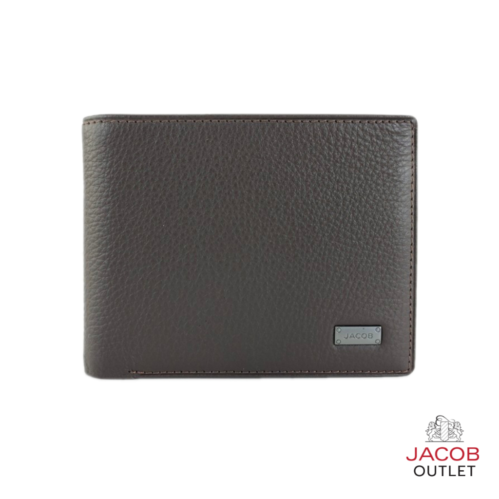 JACOB กระเป๋าสตางค์ชาย มีช่องเก็บเหรียญและช่องใส่รูปภาพ - รุ่น SMITH 22182