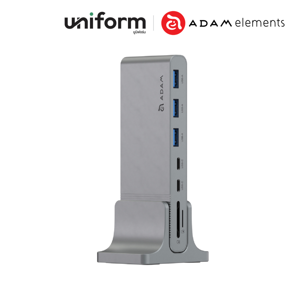 ตัวแปลง ADAM elements CASA HUB Pro S USB-C 12-in-1 Multi-Function Hub - ฮับมัลติฟังก์ชั่น อุปกรณ์ต่อ