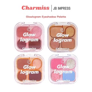 Charmiss Glowlogram Eyeshadow Palette อายแชโดว์เนื้อโมจิ ตาโกลว์สวยปิ๊ง บลิ๊งค์ได้ทุกโมเม้นต์