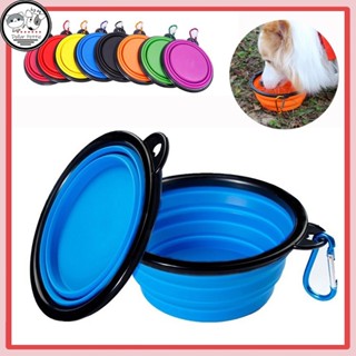 อาหารสัตว์เลี้ยง ชามสัตว์เลี้ยง (พร้อมห่วง) ชามอาหารซิลิโคน …