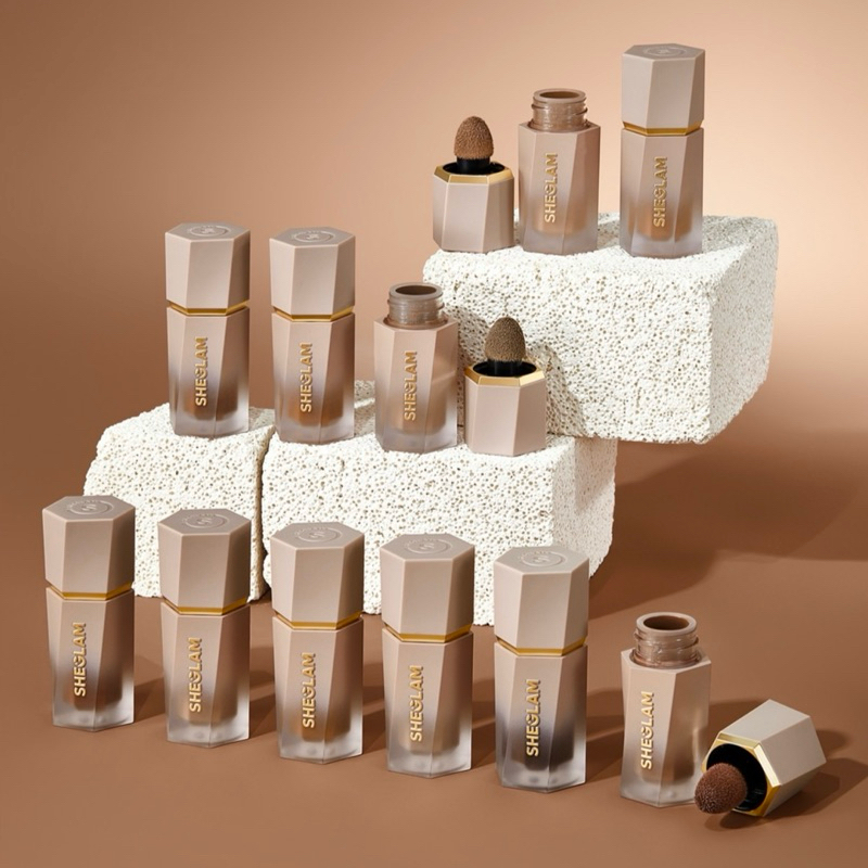 พร้อมส่ง คอนทัวร์ SHEGLAM SUN SCULPT LIQUID CONTOUR ลิควิดคอนทัวร์ ชีแกลม แถมฟรีพัฟจิ๋ว