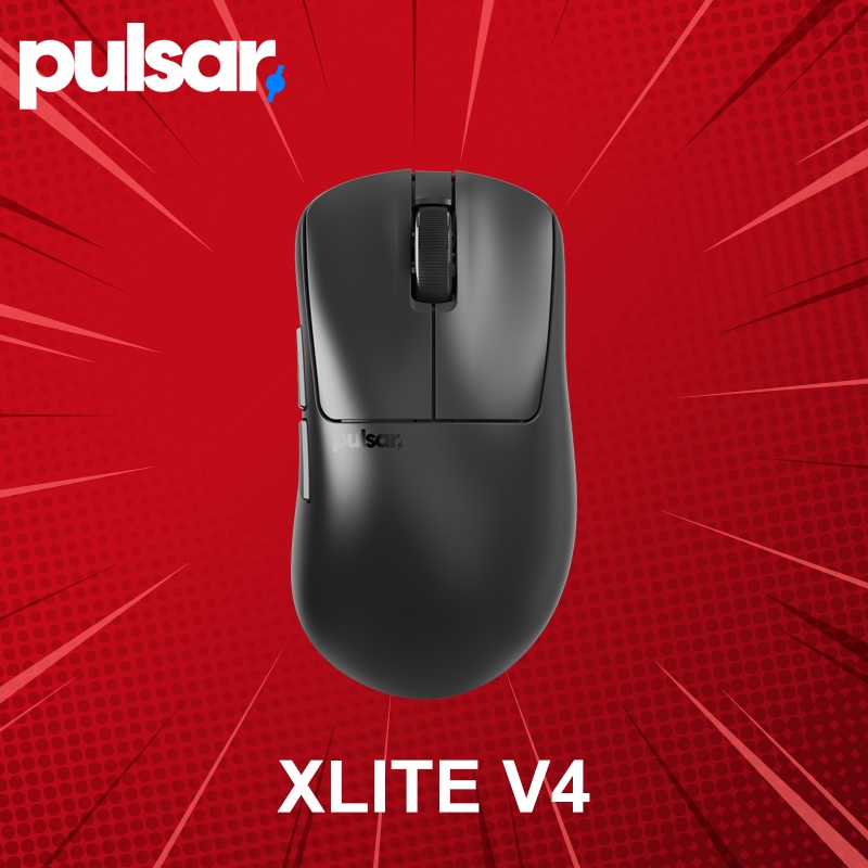 เมาส์เกมมิ่งไร้สาย Pulsar Xlite V4 ประกันศูนย์ 2 ปี