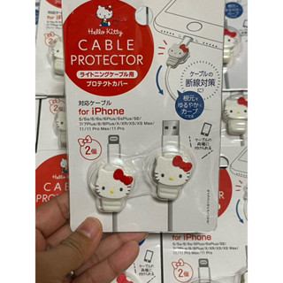 แบบครบ พร้อมส่ง! 🇯🇵Kitty Sanrio mobile cable protector ที่กั…