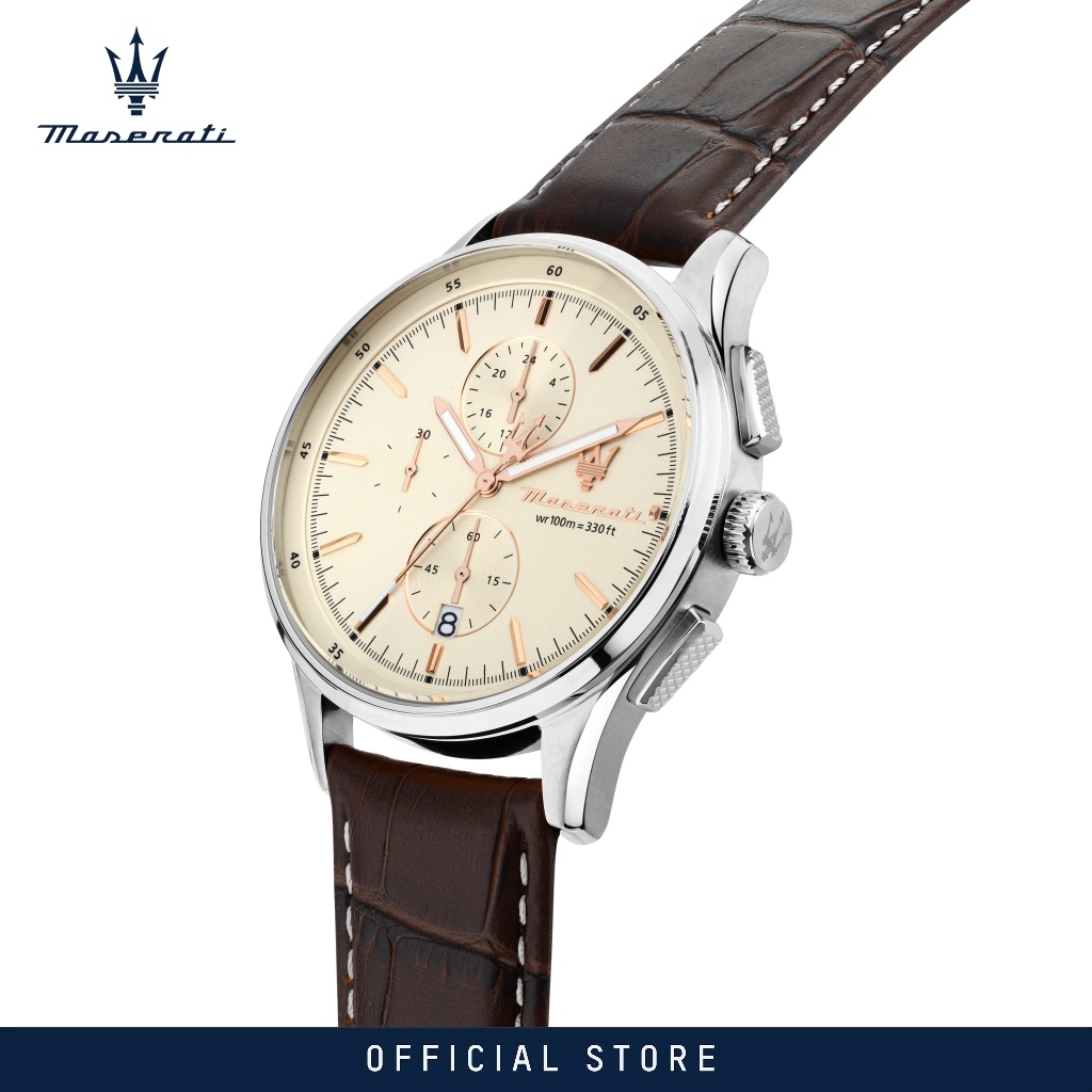 【2 Years Warranty】 Maserati Sorpasso 42mm Men's Quartz Watch Luminous Dial Hands R8871624010