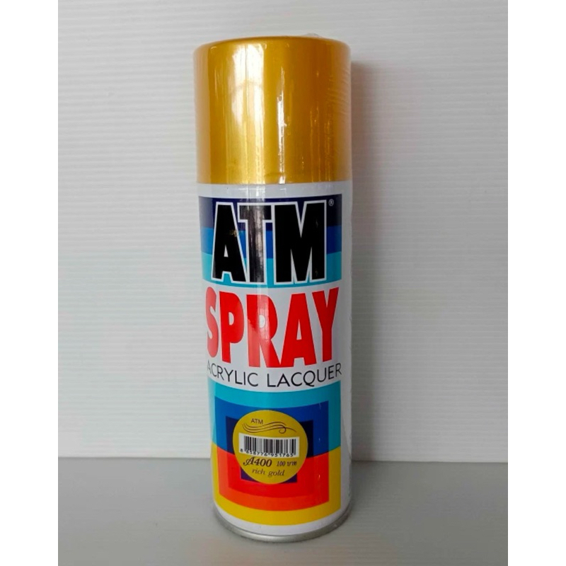 สีสเปรย์ ATM สีทอง A400 270กรัม