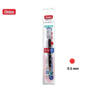 Oniso รีฟิลไส้ปากกาเจล Gel Pen Refill ขนาด 0.5 /0.38 หมึกน้ำเงิน หมึกแดง หรือหมึกลบได้ (ราคาต่อ 1 ชิ้น)