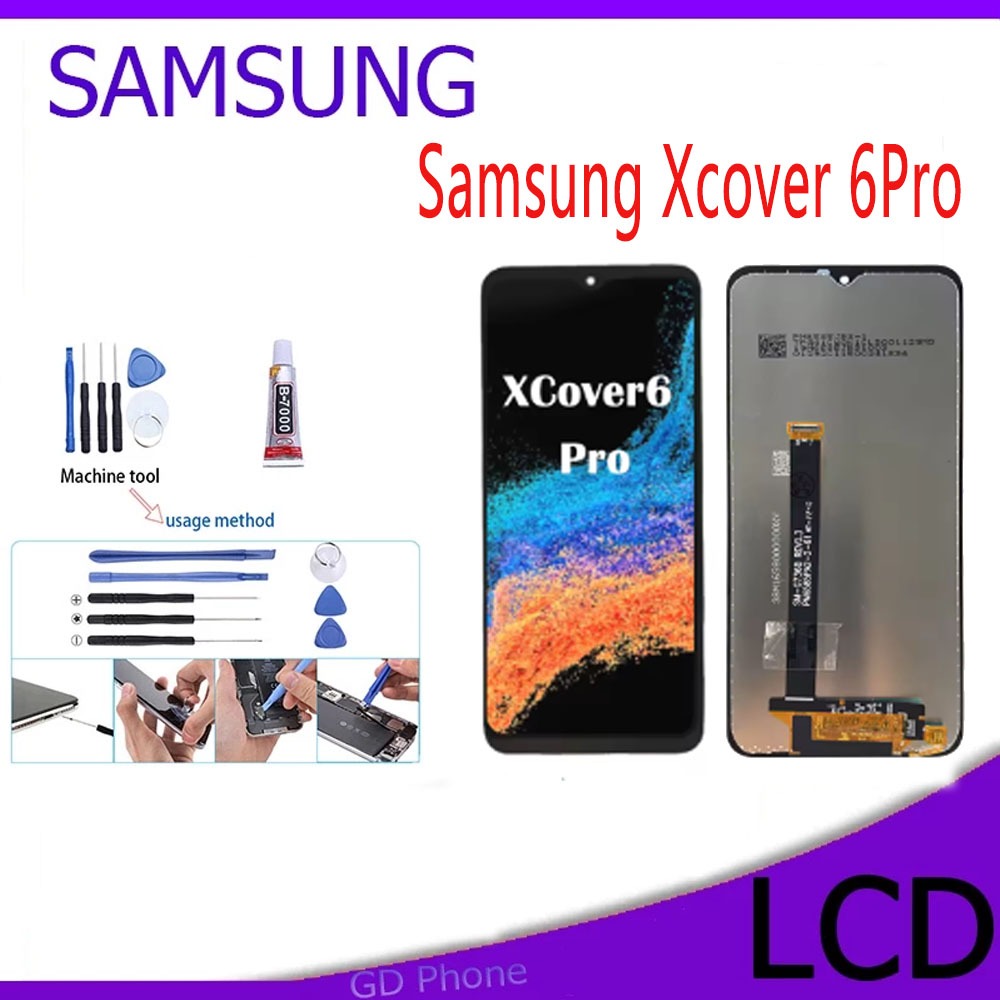 หน้าจอ Samsung Xcover 6Pro LCD Display จอ + ทัช งานแท้ อะไหล่มือถือ  จอพร้อมทัชสกรีน หน้าจอ Samsung 