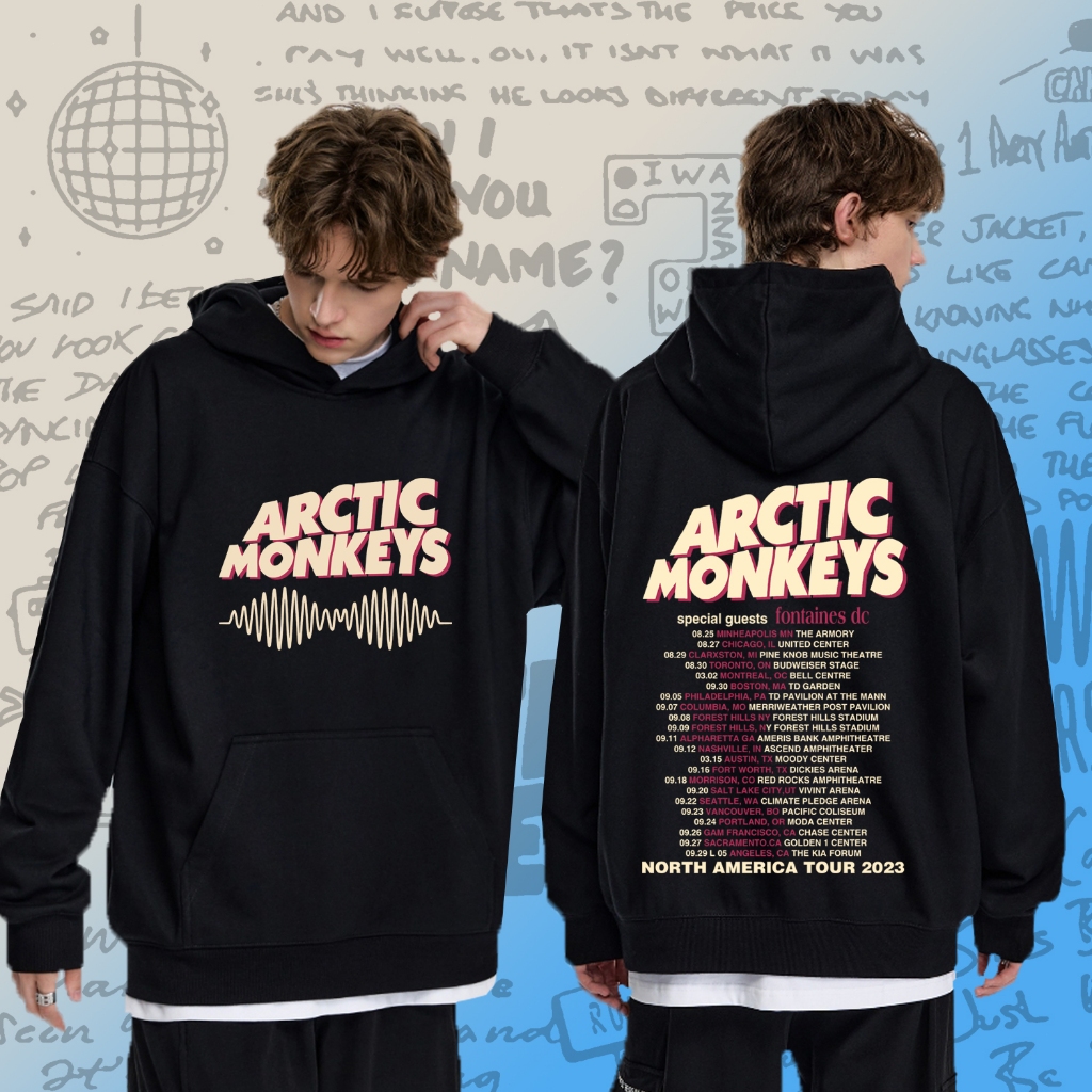 ใหม่ Arctic MONKEYS Hoodie ผ้าฝ้ายนุ่มพรีเมี่ยม เสื้อฮู้ดแขนยาว