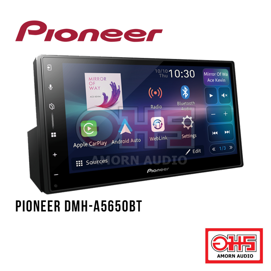 PIONEER DMH-A5650BT | 6.8″ WIRELESS AV RECEIVER | Apple CarPlay | Android Auto