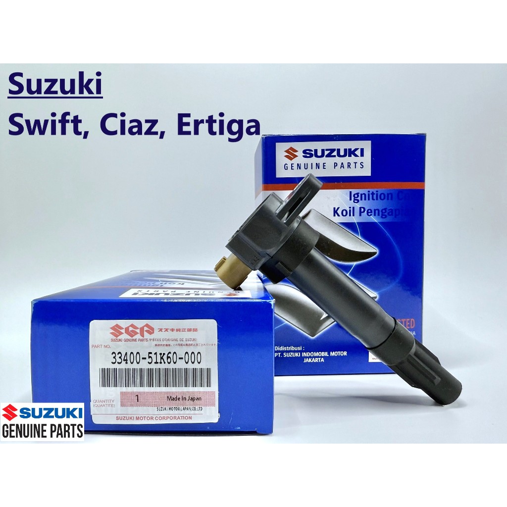 คอยล์จุดระเบิด Suzuki Swift, Ciaz, Ertiga (Made in Japan) รหัส 33400-51K60-000 (